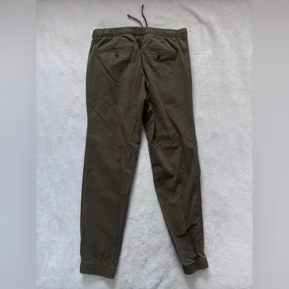 GAP Olive Green Jogger Pants Drawstring Waist Casual Comfy Size S - Picture 6 of 6